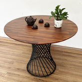 Melale Round Dining Serving Decor Hall Center Table