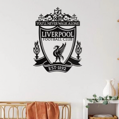 Liverpool FC Crest Wall Art - Iconic Football Club Decor for Fans