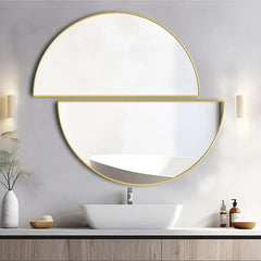 Ozval Hallway Entryway Minimalist Bedroom Bathroom Mirror
