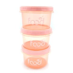Plastic Sealed Storage Container (pack of 3) - waseeh.com