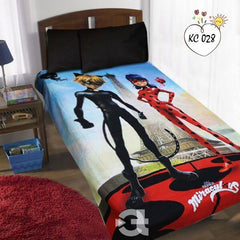 Double Kids Bed Sheet Set - Lady Bug - waseeh.com