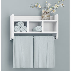 Davida Bathroom Floating Organizer Towel Shelve - waseeh.com