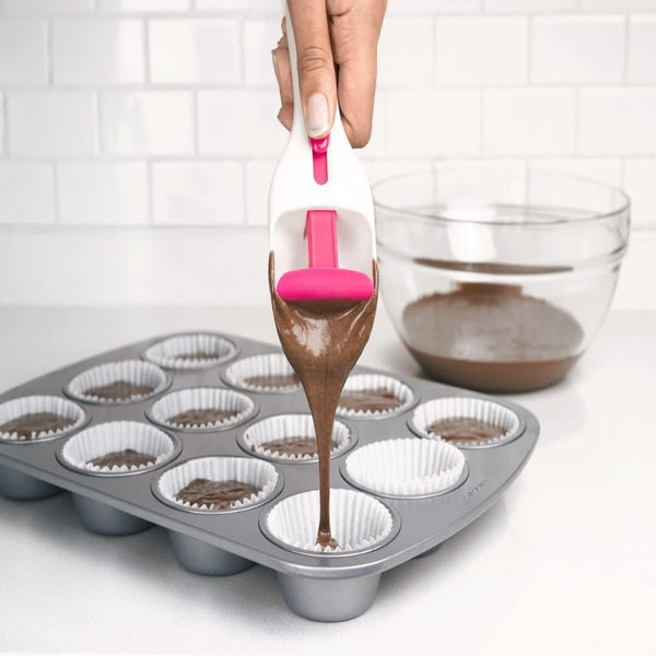  Tovolo Silicone Plunger, Muffins Cupcake Scoop