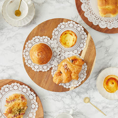 Round Lace Paper Doilies Matts (Pack of 5) - waseeh.com