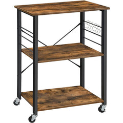 Rolling Cart Storage Serving Kitchen Trolley - waseeh.com