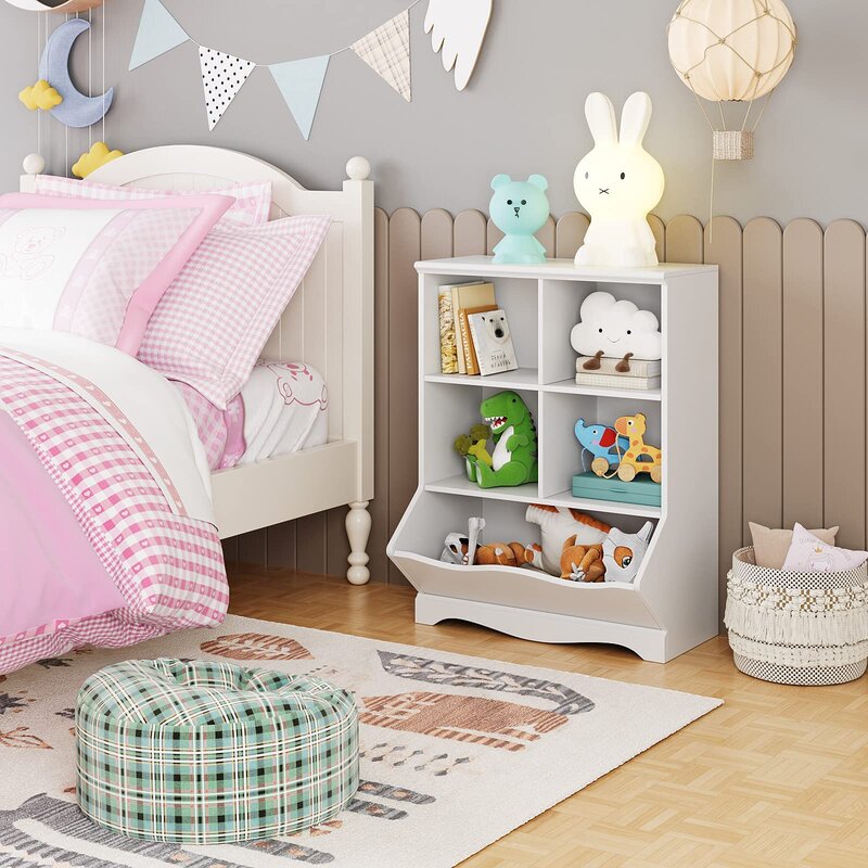 Tuscany Kids Room Bookcase Organizer Rack –
