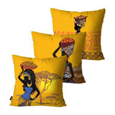 African Sunset Cushion Covers (Pack of 3) - waseeh.com