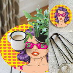 Dollar Girl Living Lounge Center Side Hairpin Table - waseeh.com