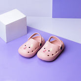Happy kitty Kids Slippers (Pink) - waseeh.com