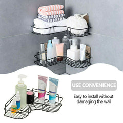 Bathroom Corner Metal Shelve - waseeh.com