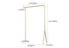 Bowed Organizer Living Bedroom Cloth Storage Rack - waseeh.com