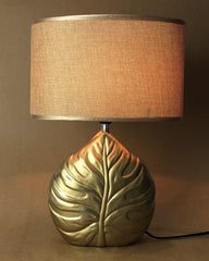 Ceramic Table Lamp with Shade with Bulb - waseeh.com