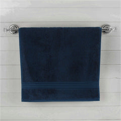 Darkest Blue Egyptian Cotton Bath Towel - Single - waseeh.com