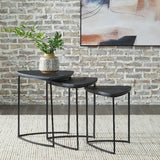 Olinmere Black Accent Nesting Table (Set of 3)