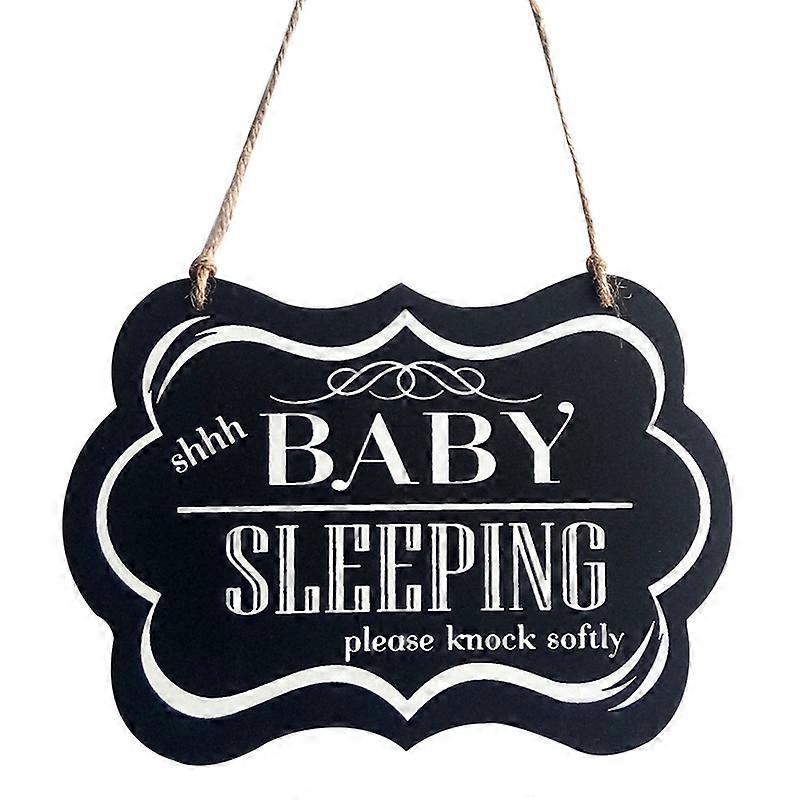 Baby Sleeping Wall Hanging Sign Caption Board Home Decor