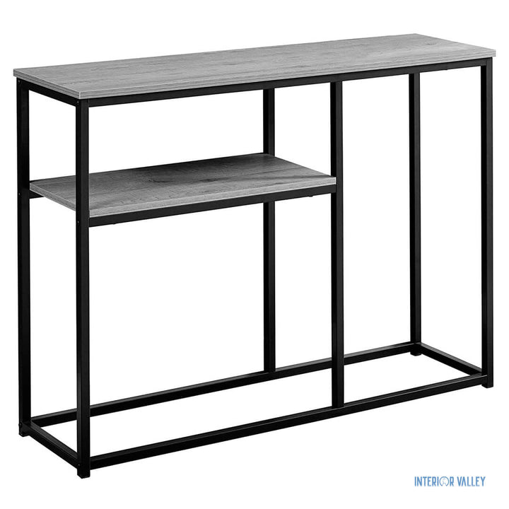 2-Tier Slim Console Table for Entryway with Open Storage Shelf | Furniture | Waseeh Pakistan