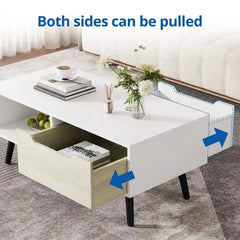Jijaro Elegant Living Lounge Coffee Rectangle Center Table