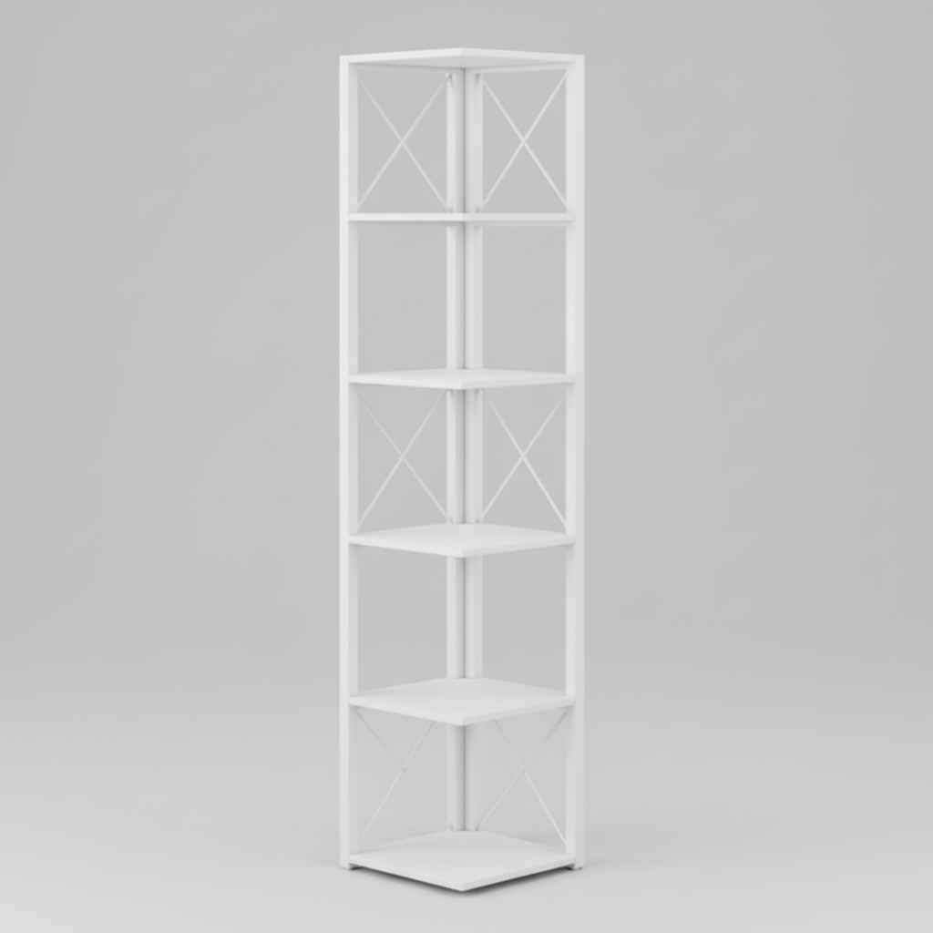 Plinth Bookcase Storage Organizer Rack