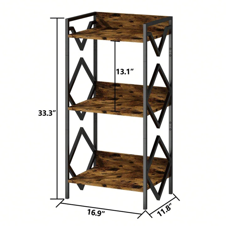 Interes Bedroom Living Room Organizers Storage Bookcase Shelve Rack
