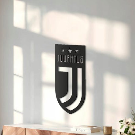 Juventus Club Inspired - Football Logo Wall Hanging Frame Decor