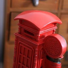 Loozie Vintage Telephone Booth Classic Look Home Decor