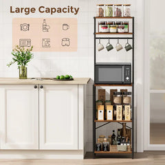 Slimolo 5-Tier Baker's Rack Kitchens spice Organizer Rack