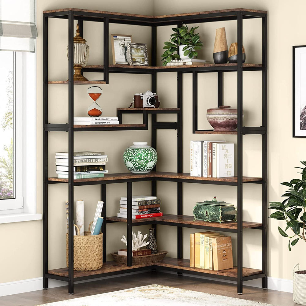 6 Shelf Sandine Corner Bookcase | Furniture | Waseeh Pakistan