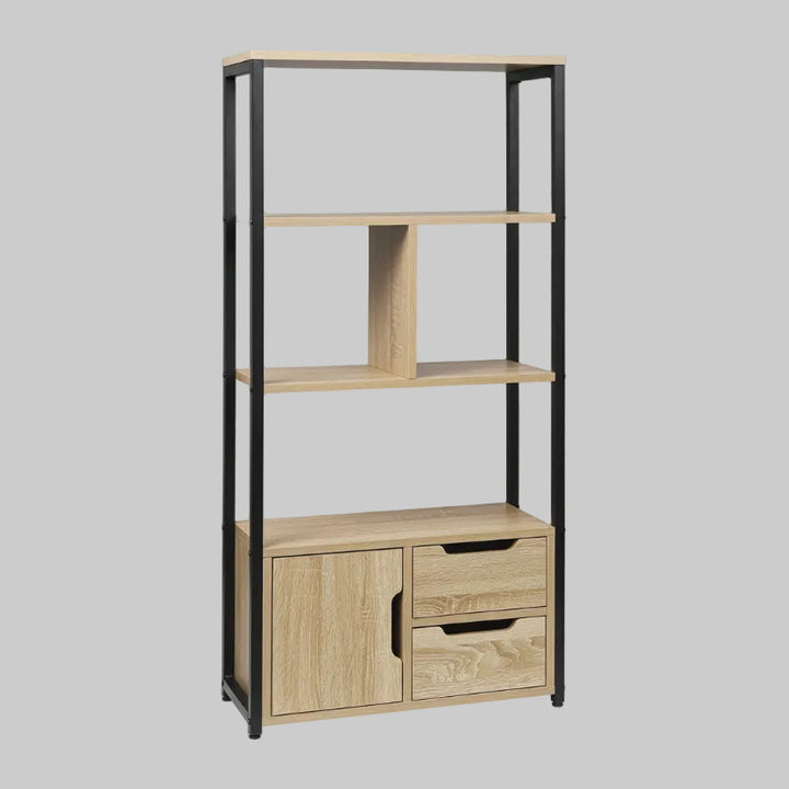 Woltu Kitchen Lounge Living Drawing Room Bookcase Cabinet Storage Rack