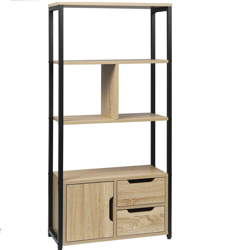 Woltu Kitchen Lounge Living Drawing Room Bookcase Cabinet Storage Rack