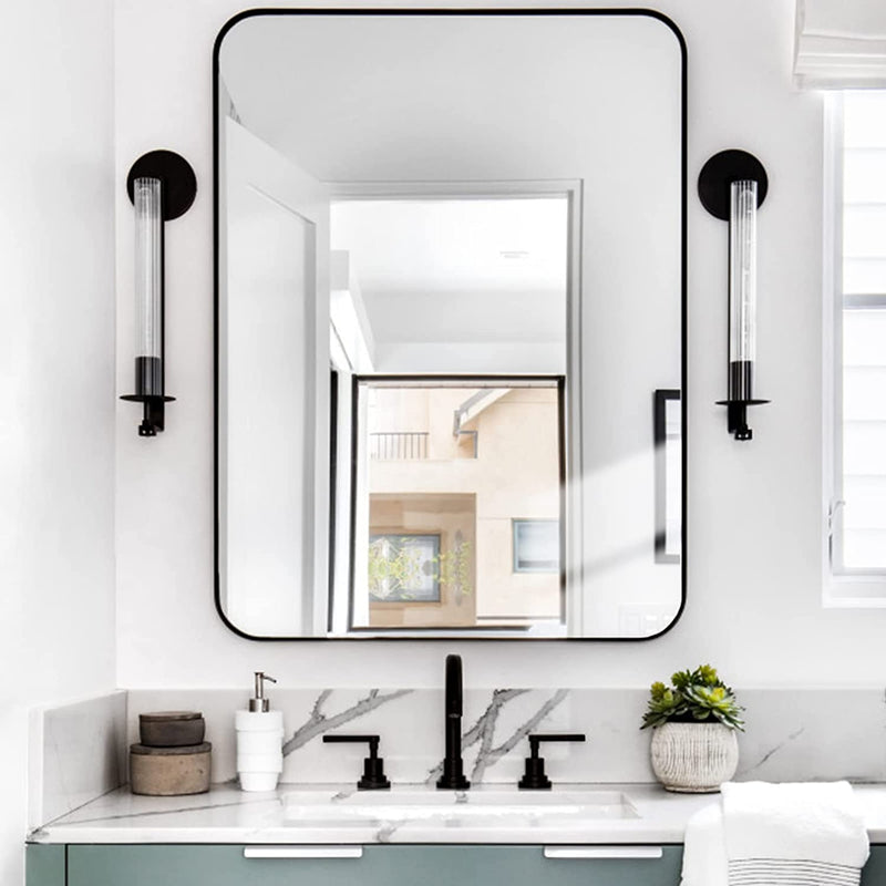 Modern Rectangular Wall-Mounted Vanity Mirror - waseeh.com