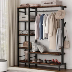 Murky Duty Bedroom Shoe Coat Hang Organizer Rack - Special