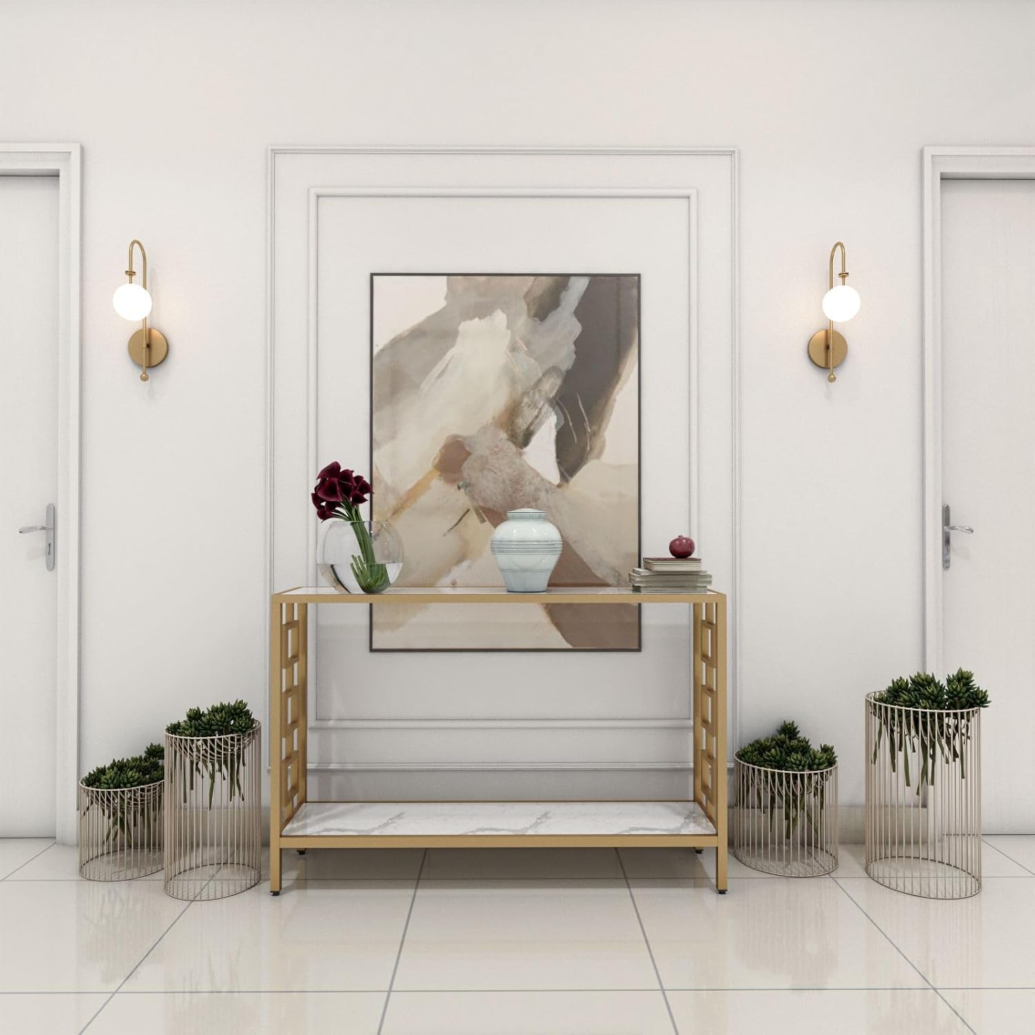 Rizik Hallway Entryway Lounge Living Room Console Table