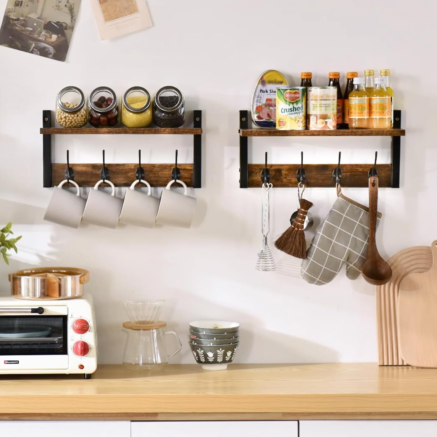 Esive Coat Keys Organizer Wall Mounted Floating Shelve