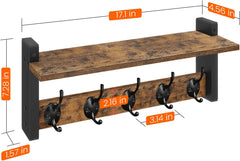Homode Bathroom Bedroom Entryway Hanging Shelve