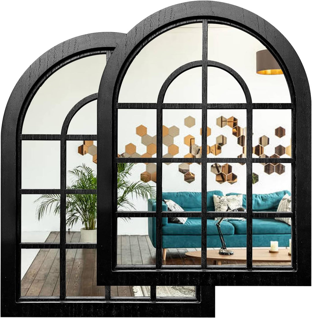 Zexu Arched Window Bedroom Living Lounge Wall Mirror