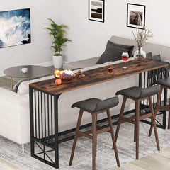 Tekavo Narrow Hallway Table Entryway Media Living Lounge Console Table