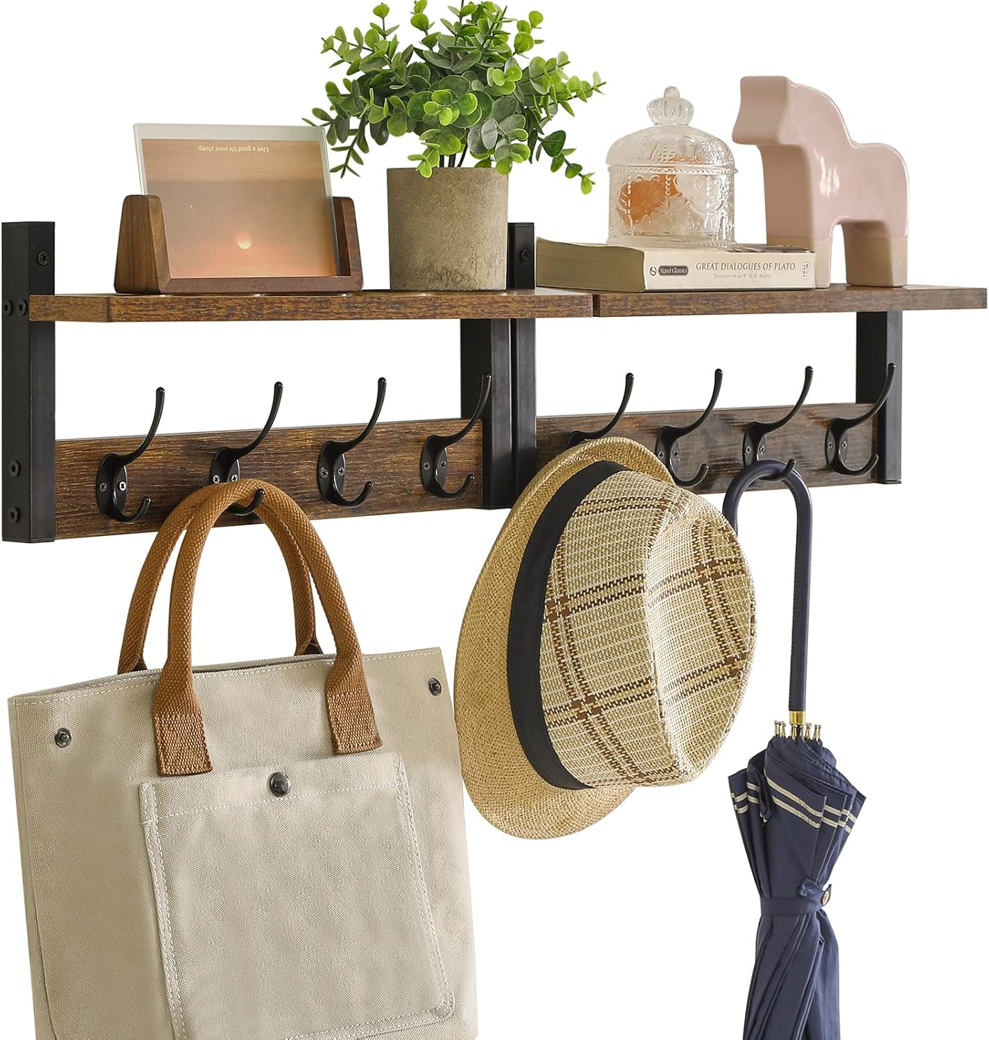 Esive Coat Keys Organizer Wall Mounted Floating Shelve