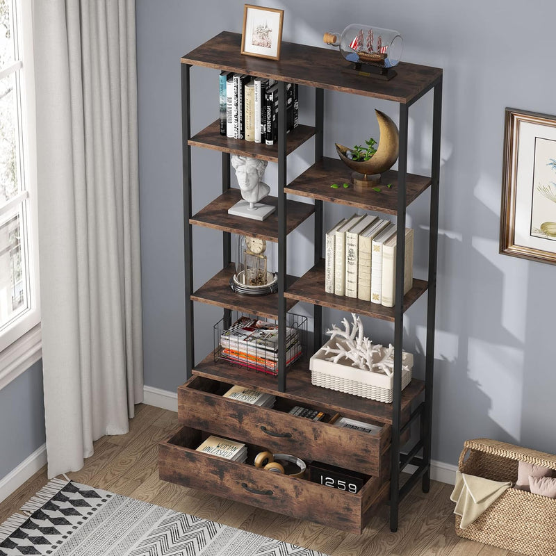 Little Tree Kitchen Storage Shelve Lounge Living Bedroom Bookcase with Drawers