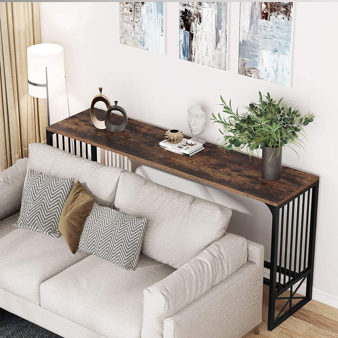 Tekavo Narrow Hallway Table Entryway Media Living Lounge Console Table
