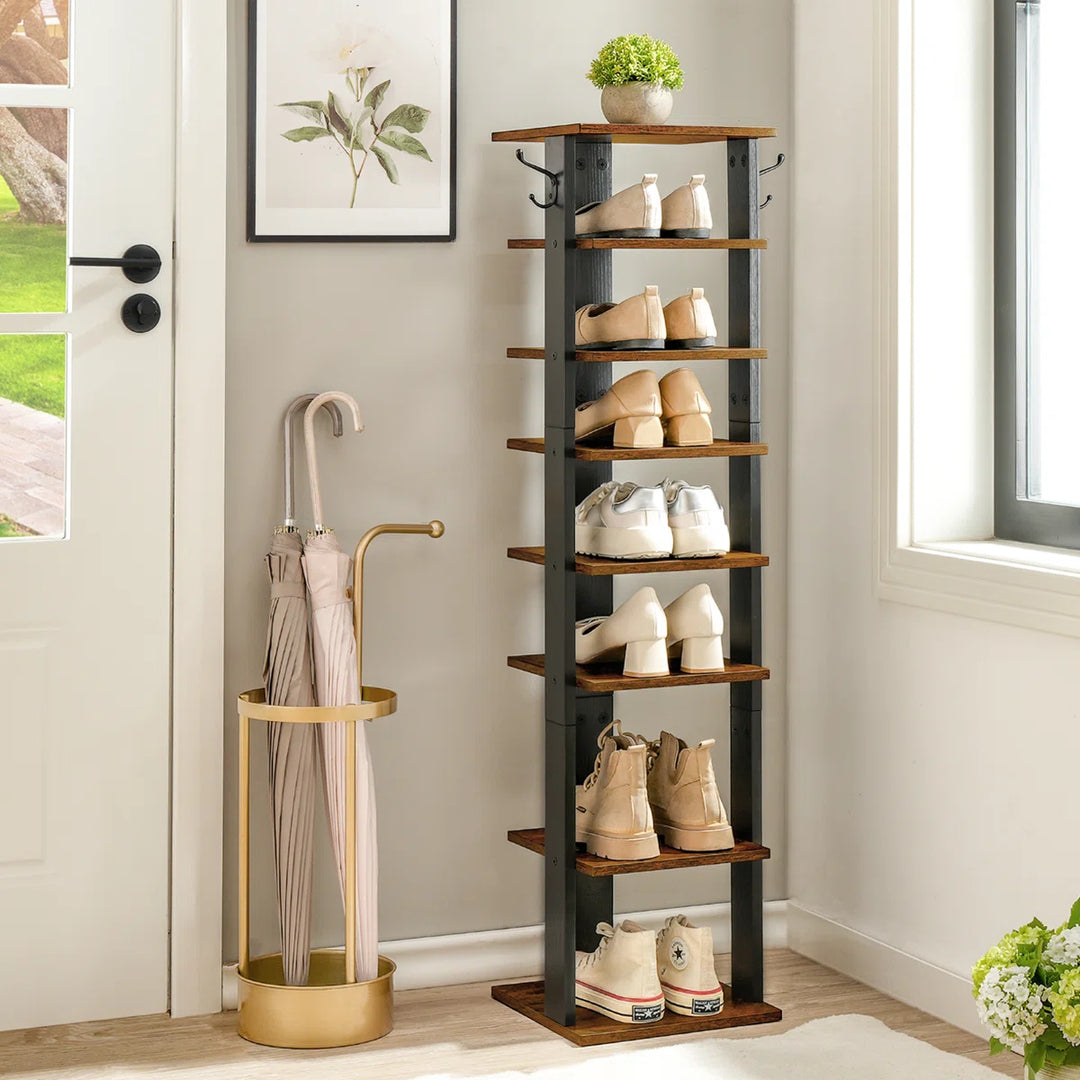 Lea 8 Pairs Shoe Storage Organizer Rack