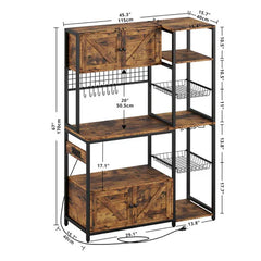Tisala Coffee Microwave Oven kitchen Baker’s Rack