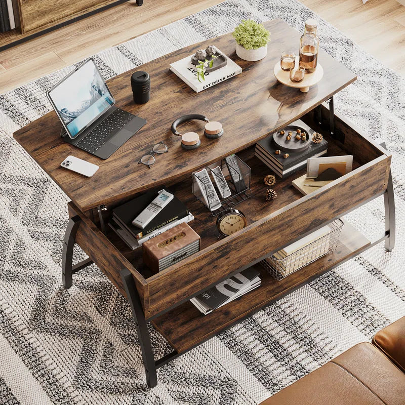 Buser Lift Top Living Lounge Coffee Center Table