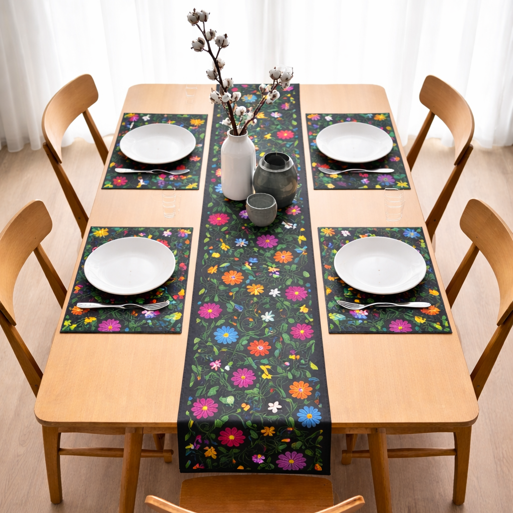 Calyra Table Runner &amp; Mats Set