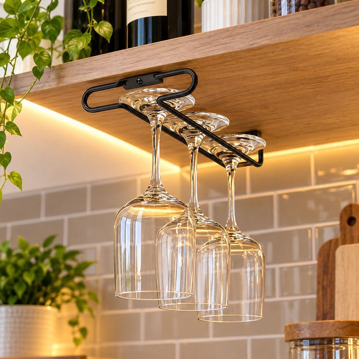 Hanging Glass Rack