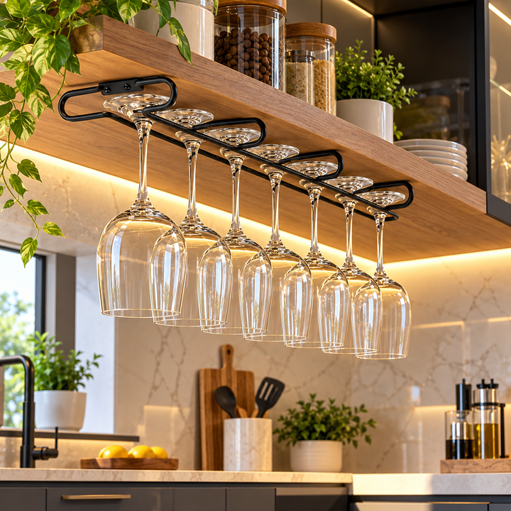Hanging Glass Rack