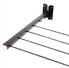 Espanio Cloth Drying Wall Mounted Rope Stand Rack