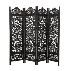 Floral Partition Jali Separation Walk-in Change Clothes Bedroom Partition (MDF)