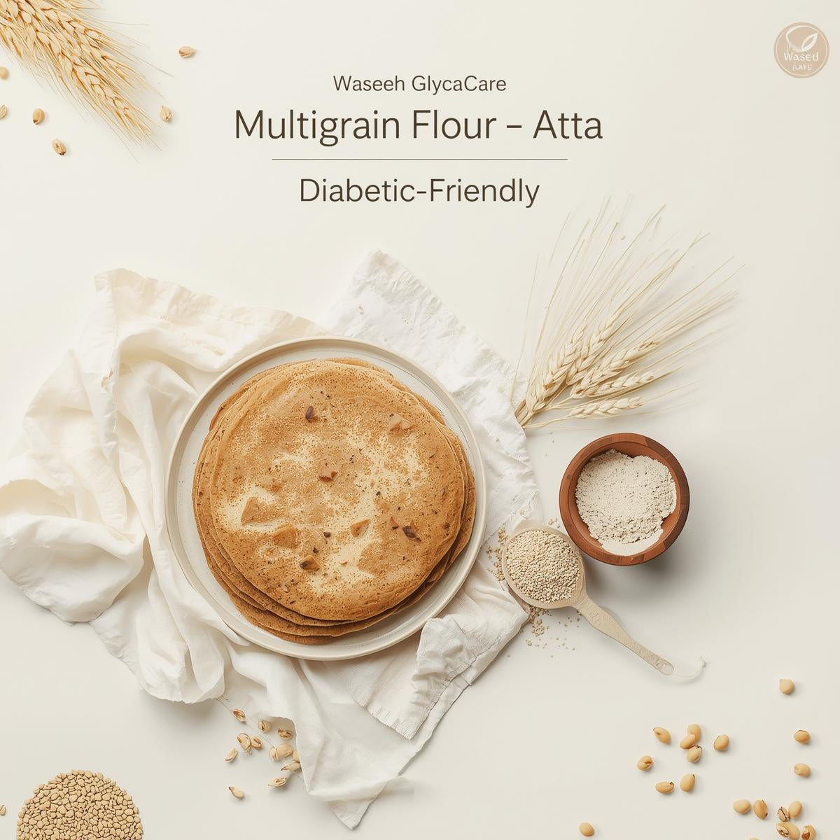 Waseeh GlycaCare Multigrain Flour Atta (Diabetic-friendly)