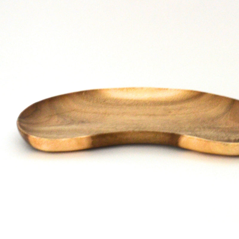 Cashew Nut Shape Wooden Platter Tray - waseeh.com