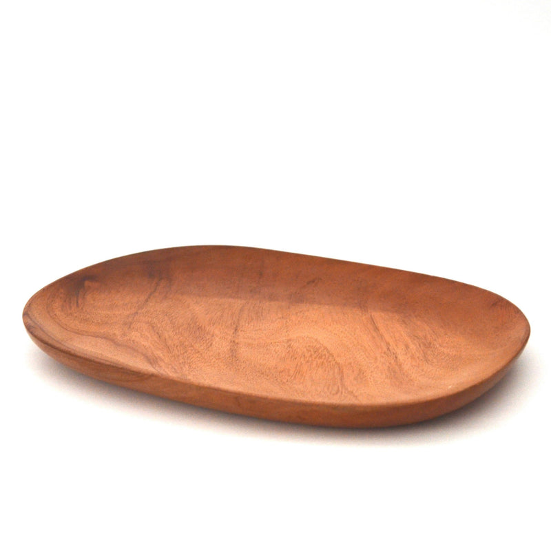 Oval Shape Wooden Platter Tray - waseeh.com